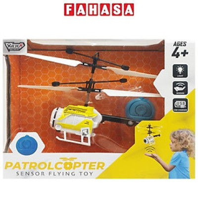 Đồ Chơi Trực Thăng Tuần Tra Cảm Biến - Vecto VT2350B/YL - Màu Vàng