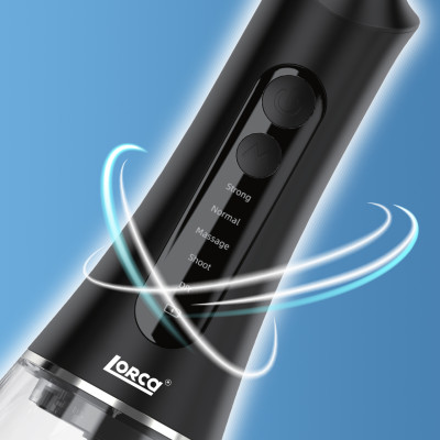 Máy Tăm Nước Cầm Tay Chính Hãng Lorca TA 9109WT Vệ Sinh Răng Miệng, Bộ 5 Đầu Tăm, 5 Chế Độ Sử Dụng