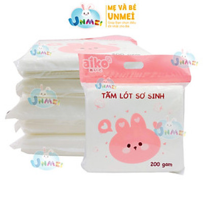 Combo 5 Bịch Tấm Lót Xu Sơ Sinh Aiko (Bịch 30 Miếng)