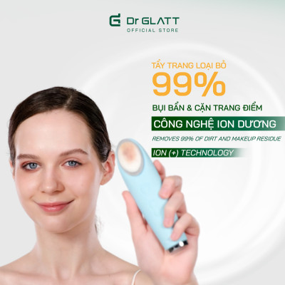 Máy rửa mặt và đẩy tinh chất Dua Fit Pro, 4 trong 1, hàng chính hãng Dr Glatt, thương hiệu Đức