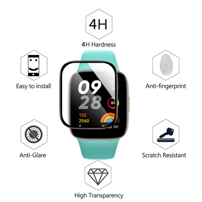 Mếng dán màn hình đồng hồ - Miếng dán Full viền 3D chống xước bảo vệ màn hình đồng hồ thông minh Redmi Watch 4 - Hàng chính hãng