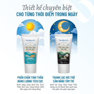 Kem Đánh Răng Thảo Dược Thuần Chay Than Gừng - Giảm ố vàng, Chắc khỏe nướu 60 Gram