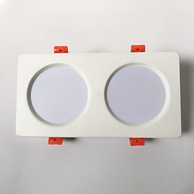 Đèn LED ENA âm trần đôi downlight DTD công suất 7Wx2 9Wx2 vỏ trắng vỏ đen