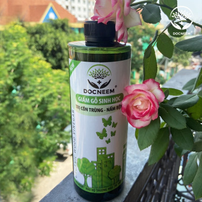 Giấm Gỗ Sinh Học DOCNEEM xua đuổi côn trùng sâu bệnh, trị nấm, bọ trĩ, nhện, rệp, dạng hữu cơ an toàn tuyệt đối, chai dạng phun, dung tích 500ml, chính hãng thương hiệu DOCNEEM