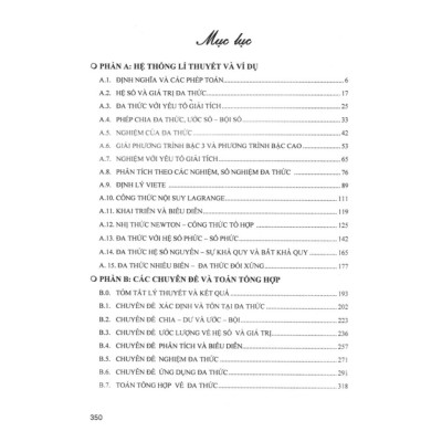 Sách - Combo 2 cuốn Chuyên Khảo Đa Thức + Phương Trình Hàm (Bồi Dướng HSG Chuyên Toán - Dùng Chung cho các bộ SGK) HAB