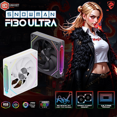 Fan MAGIC SNOWMAN F-130 ARGB - Hàng chính hãng