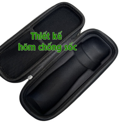 Túi SmileBox đựng micro chống sốc chống thấm, túi khung cứng chống sốc bảo vệ micro karaoke ca nhạc - Hàng chính hãng