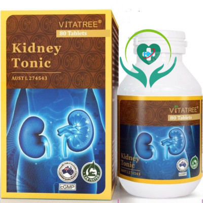Viên uống bổ thận nam, nữ Vitatree Kidney Tonic , lọ 80v, nhập khẩu Úc