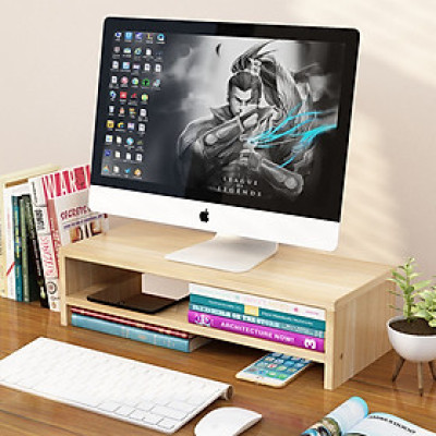 Kệ đỡ màn hình máy tính lắp ghép cải thiện tầm nhìn MS 07 ( 2 mẫu  tùy chọn )