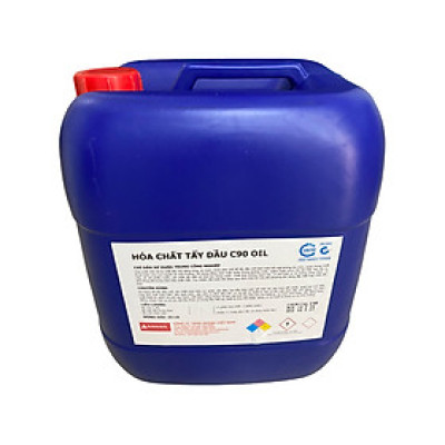 Hóa chất vệ sinh dầu mỡ trên bề mặt thiết bị máy móc siêu sạch- An toàn- Tiết Kiệm- C90 Oil 25 Lít