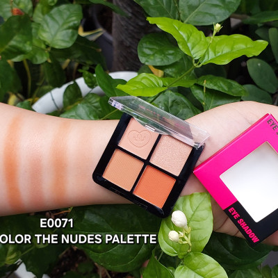 Phấn mắt CITY COLOR the Nudes Palette 4 ô.