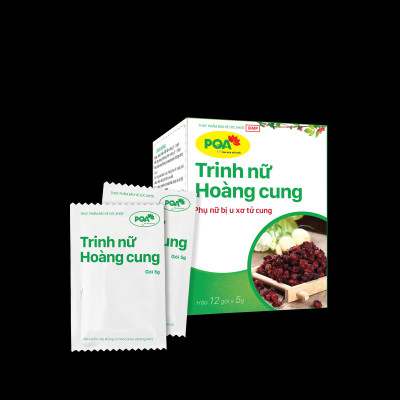Trinh Nữ Hoàng Cung PQA Hỗ Trợ Giảm Các Triệu Chứng U Xơ Tử Cung, U Nang Buồng Trứng Hộp 12 Gói
