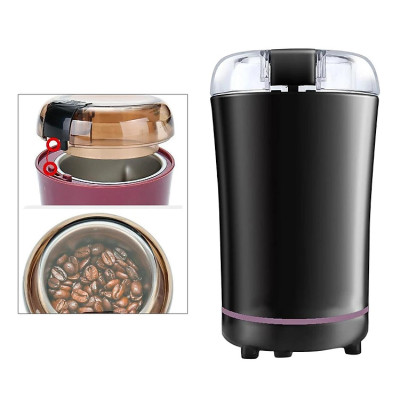 Máy xay hạt khô, xay bột, gia vị cà phê đa năng, công suất cao, lưỡi dao cực bén, chất liệu cối inox, bảo hành 12 tháng - Hàng Chính Hãng DoDoDios