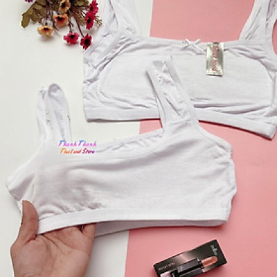 Áo lá học sinh Thái Lan SH  013 , áo ngực bra vải coton Free Size