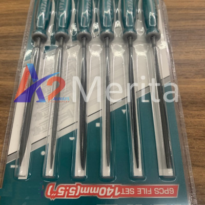 Bộ 6 giũa sắt 140mm Total THT91462