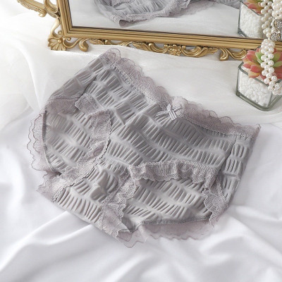 Quần Lót Nữ Cao Cấp Thun Lạnh Viền Ren Kiểu Nhún Siêu Mềm Mát Đáy Quần Cotton Kháng Khuẩn Thoáng Khí Freeship Quần Chip Nữ QL10 - Freesize từ 40-60kg