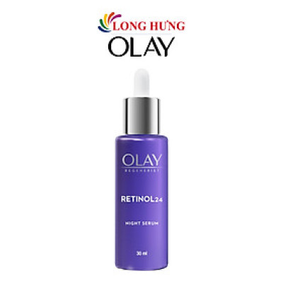 Tinh chất trẻ hóa da ban đêm Olay Regenerist Retinol 24 Night Serum (30ml) - Hàng chính hãng