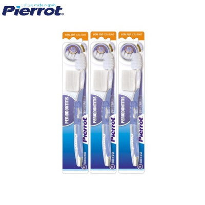[ Mua 2 tặng 1 chỉ kẽ răng ]  Bàn chải bảo vệ men răng PIERROT PERIODONTITIS