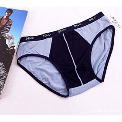 combo 5 quần sịp chéo cotton nam xuất nhật túi zip bạc