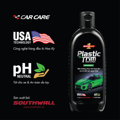 Kem Phục Hồi Nhựa & Ốp Viền Ô Tô SUPERONE Plastic & Trim  Restorer - Universal SOUTHWALL B301