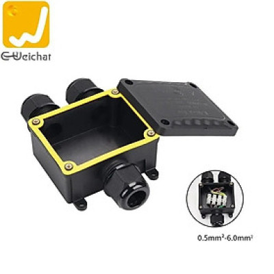 Hộp đầu nối chia điện chống nước 3 ngả chuẩn IP68 hãng E-Weichat EW-M2068L-Y. HÀNG CHÍNH HÃNG CÓ BẢO HÀNH !!!