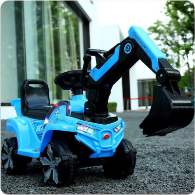 Xe điện trẻ em, xe cẩu điện cho bé TILO KIDS TLK-7399 có đèn nhạc, cần điều khiển tay xúc bằng điện