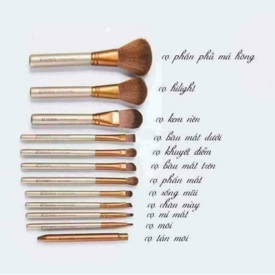 Cọ Trang Điểm, Cọ Makeup, Bộ 12 Món Lông Mịn, Bộ Trang Điểm Nhỏ Gọn Dễ Dàng Mang Theo Bất Cứ Đâu