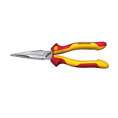 Kìm mũi nhọn cách điện 200mm Wiha 26727