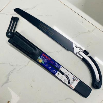 Cưa gỗ, cưa cành cầm tay cao cấp 350mm Barker có vỏ bao đựng cưa