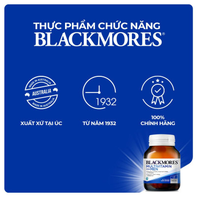 Viên uống Blackmores hỗ trợ sức khỏe cho nam giới chai 50 viên