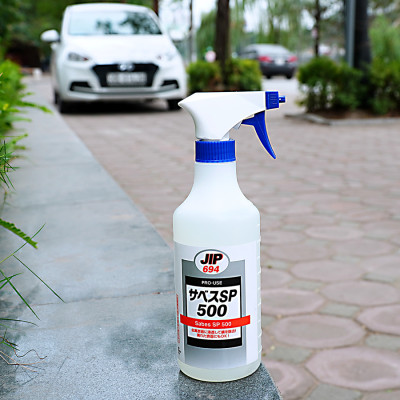 Chai xịt hóa chất tẩy rỉ sét JIP 694 500ml - Hàng chính hãng ICHINEN Nhật Bản - Loại bỏ hoàn toàn rỉ sét trên kim loại và máy móc