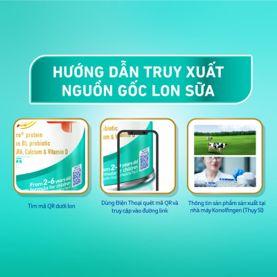 Bộ 2 lon Sữa bột Nestlé NAN OPTIPRO PLUS 4 800g/lon với 5HMO Giúp tiêu hóa tốt