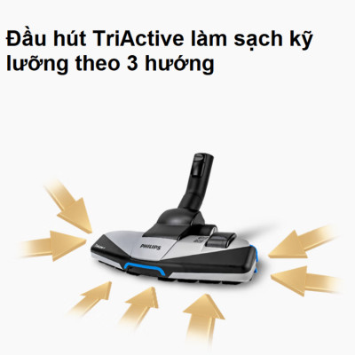 Máy hút bụi cao cấp Philips PowerPro Expert FC9735/81 1800W - Hàng Nhập Khẩu