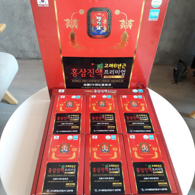 Nước Hồng Sâm Hàn Quốc 6 Năm Tuổi - MYEONG KI SAM - Hàng Nội Địa Nhập Khẩu Chính Hãng - Hàm Lượng Hồng Sâm 9,9% - Hộp 30 Gói x 70ml