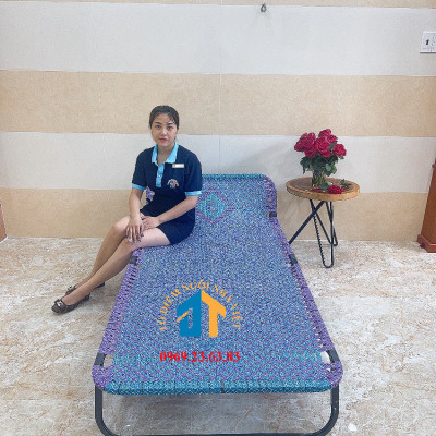 Giường xếp dây Đài Loan khung sắt Đại Thành 