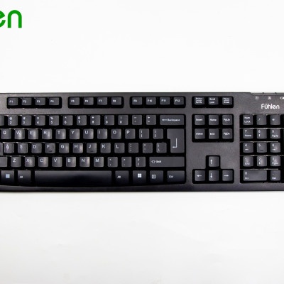 Bàn phím Gaming không dây Fuhlen L411w, Tuổi thọ 20 triệu lần nhấn, BH 2 năm, Tặng kèm pin- Hàng chính hãng
