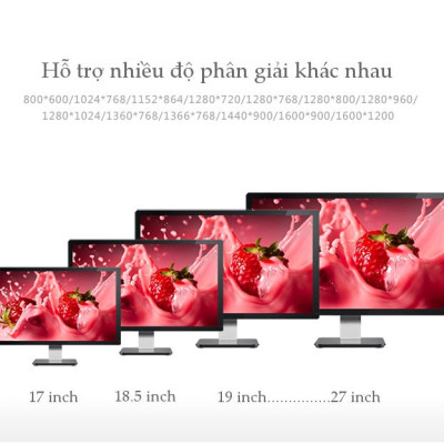 Cáp Vga Dài 1M Ugreen 11673 - Hàng Chính Hãng