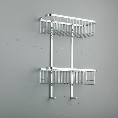 Giá thẳng đôi để đồ vệ sinh Frap F353-1 Hàng Chính Hãng Nhập Khẩu