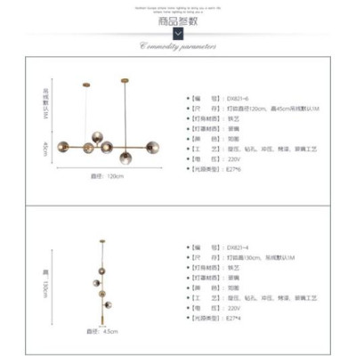 Đèn thả bàn ăn,quầy bar DT
