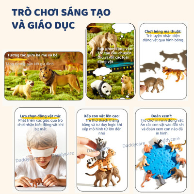 Đồ Chơi Mô Hình Động Vật Similation Toy Set Mideer, Đồ Chơi Giáo Dục Cho Bé 2,3,4,5,6 tuổi