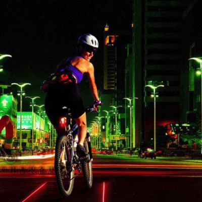 Đèn hậu cảnh báo xe đạp gắn phía sau siêu sáng giúp đạp xe an toàn ban đêm,nhiều chế độ chỉnh - Hàng chính hãng