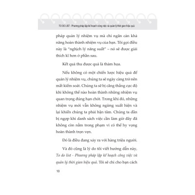 To Do List - Phương Pháp Lập Kế Hoạch Công Việc Và Quản Lý Thời Gian Hiệu Quả