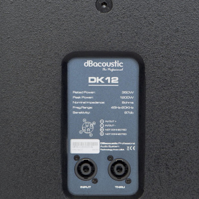 Loa Full dBacoustic DK12 - Hàng Chính Hãng (BASS 30CM + Công suất 350W) - Loa Karaoke chuyên nghiệp