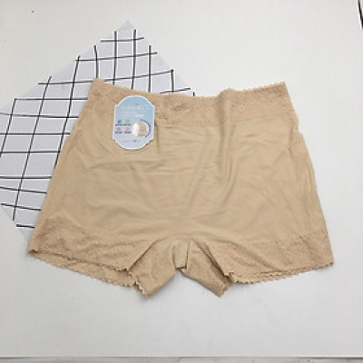 Quần Lót Cotton Mềm Mại,Thoáng Mát Dáng Đùi Mặc Váy,Cạp Cao Gen Bụng Dưới,Viền Ren Không Lộ Khi Mặc Đồ