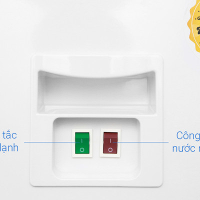 Cây nước nóng lạnh Toshiba RWF-W1664TV (W1) - Thiết kế bình inox liền khối, đảm bảo không rò rỉ nước, Khóa trẻ em - Hàng chính hãng - Bảo hành 12 tháng chính hãng