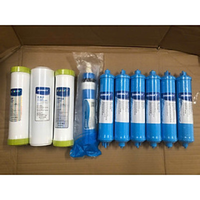 Bộ 10 Lõi Lọc SANAKY - Hàng chính hãng - Dùng thay cho các máy lọc RO