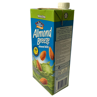 Blue Diamond - Sữa Hạt Hạnh Nhân ALMOND BREEZE vị Matcha Hộp 946ml