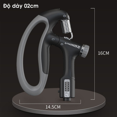 Bộ Kìm Bóp Tay Đếm Số Điện Tử - Dụng Cụ Tập Gym Tập Cơ Bắp Cổ Tay Cao Cấp Tại Nhà Điều Chỉnh Lực Từ 10-100kg Phiên Bản Nâng Cấp- Hàng chính hãng ( Màu ngẫu nhiên)