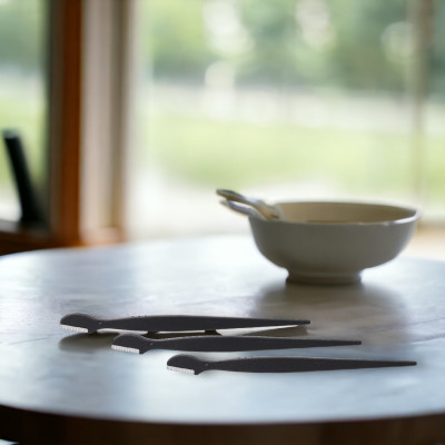 Dao Cạo Lông Mày Kai Groom 38531 - HC1161 Màu Đen (Set 3 Cây)