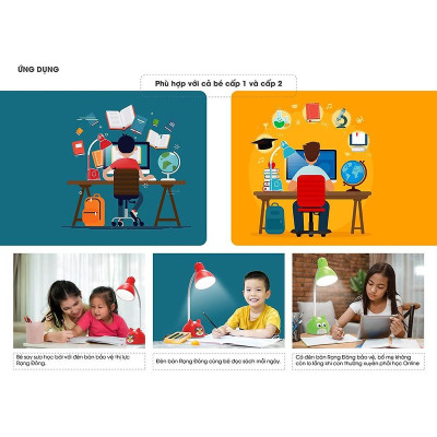 Đèn bàn chống cận 5W LED Rạng Đông RD-RL-27.V2 5W